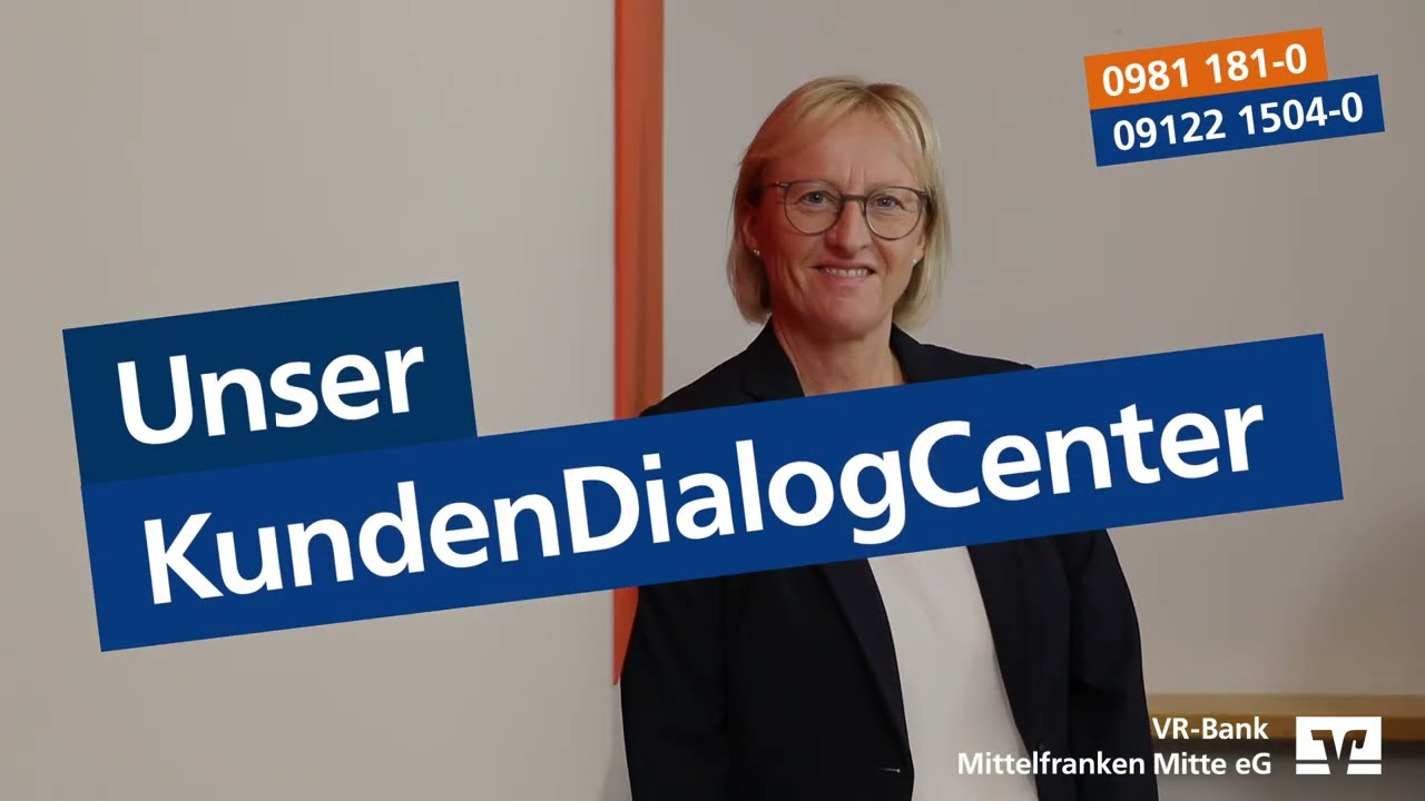 Wir suchen dich! // KundenDialogCenter VR-Bank Mittelfranken Mitte eG