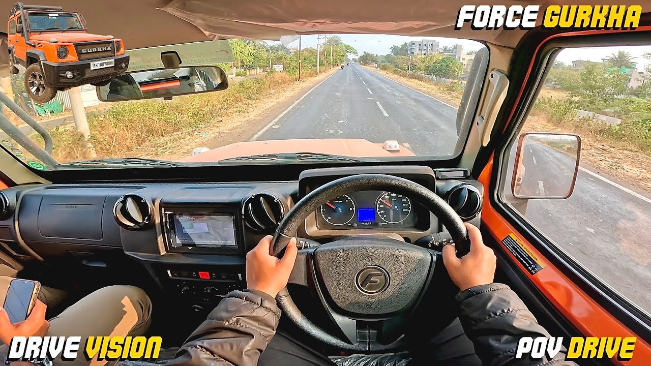 FORCE GURKHA : POV DRIVE | The Best 4x4x4 SUV Drive Experience | #force #gurkha #povdrive #asmr 