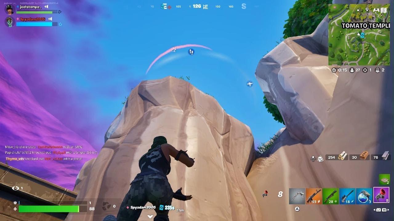 Fortnite geen geluk maar wel veel poeplap