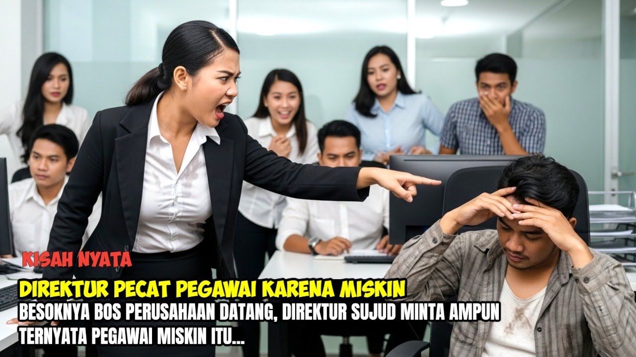 Kisah Nyata‼️ Direktur Pecat Karyawan Baru & Menghinanya Miskin - 1 Hari Kemudian Perusahaan....