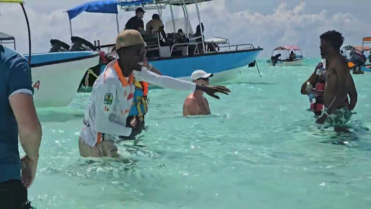 Занзибар. островМнемба (Mnemba Island)купание.Рынок 