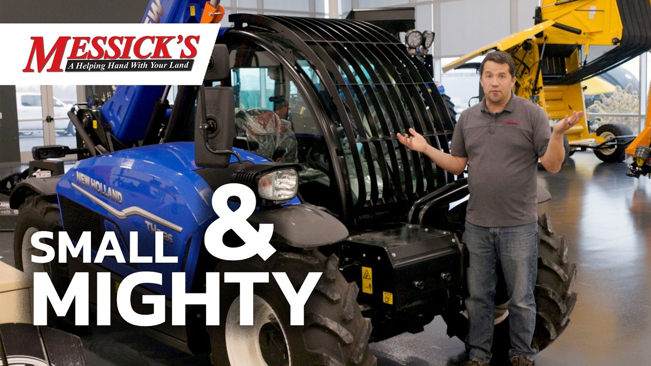 Новый компактный телескопический погрузчик | Телескопический погрузчик New Holland TH6.26