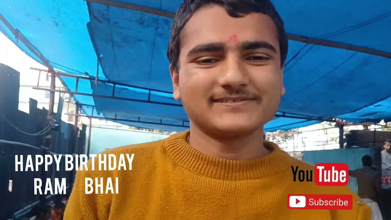 Happy birthday Ram Chapagai bhai / happy moment 