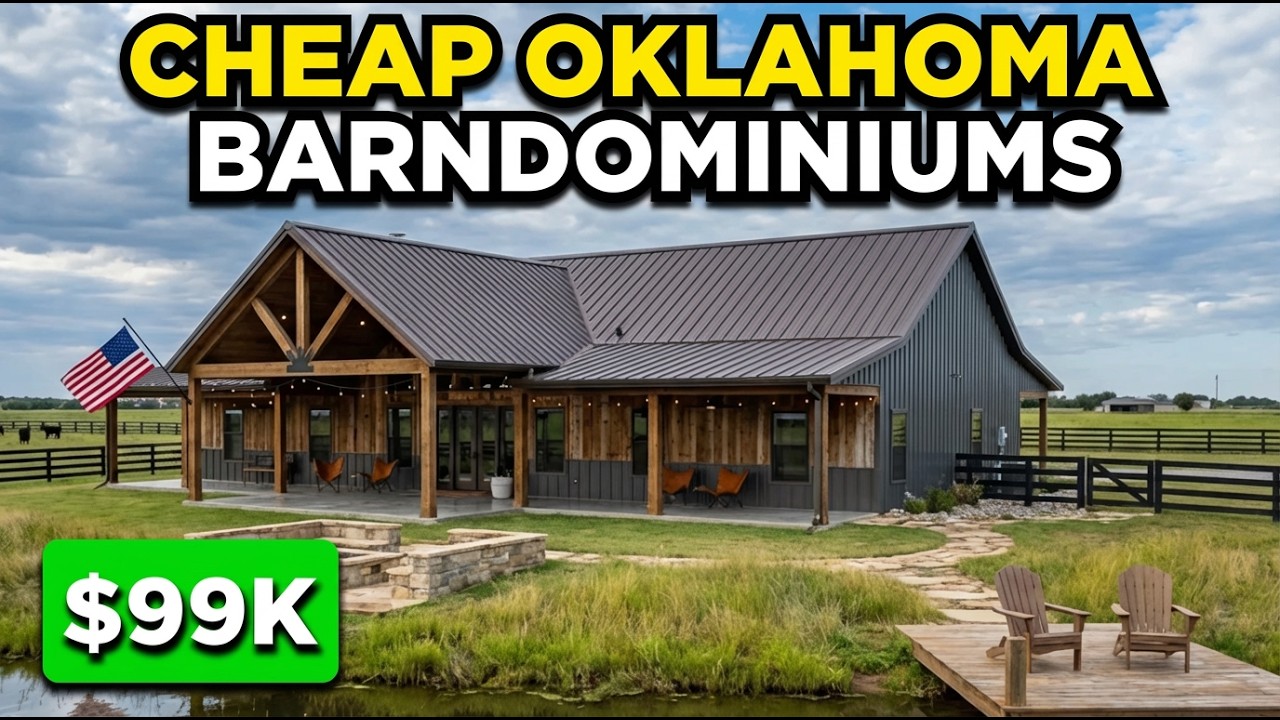 The 10 Most Affordable Oklahoma Barndominiums With LAND for Sale