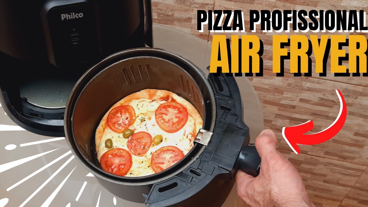 PIZZA na AIR FRYER I Como fazer PIZZA na Air Fryer, Pizza Profissional na AIR FRYER I Massa de PIZZA