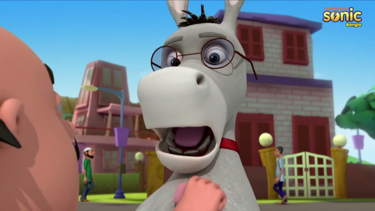 মোটু কা দোস্ত পাতলু বান গয়া ঘাদা | Motu Patlu | Motu's friend Patlu turned into a donkey