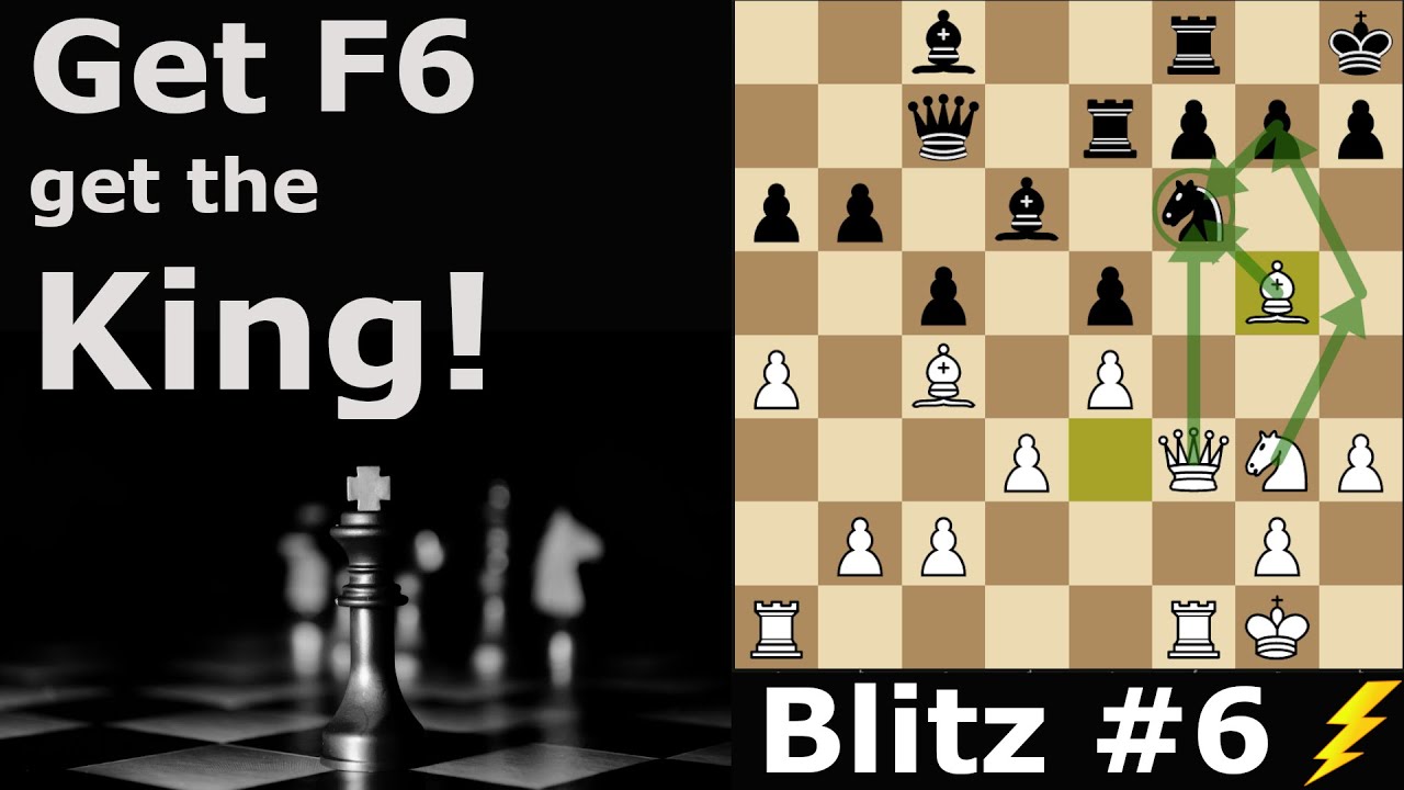 Blitz #6: F6-G7 are targets in the way to deliver checkmate, Sicilian defence, Closed (3min) game