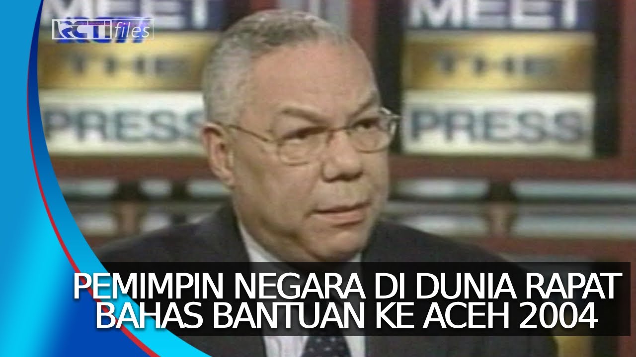 Pemimpin Negara Dunia Bahas Bantuan Untuk Korban Tsunami Aceh