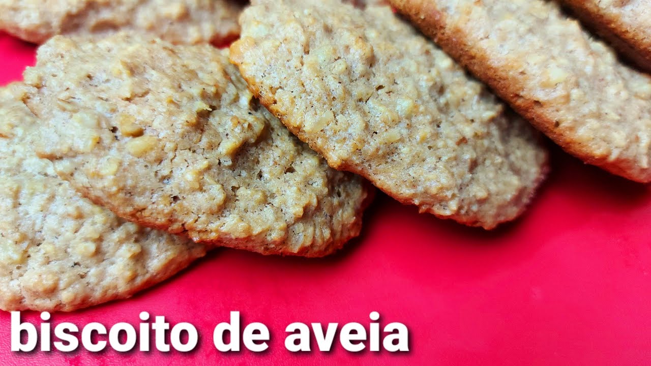 BISCOITO de AVEIA MACIO sem trigo delicioso e Fácil