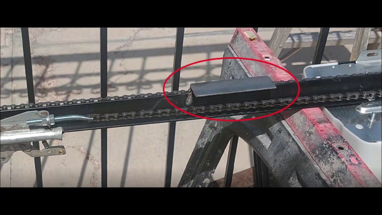 Instalación de Motor ACCESSFORCE en una Puerta Corrediza