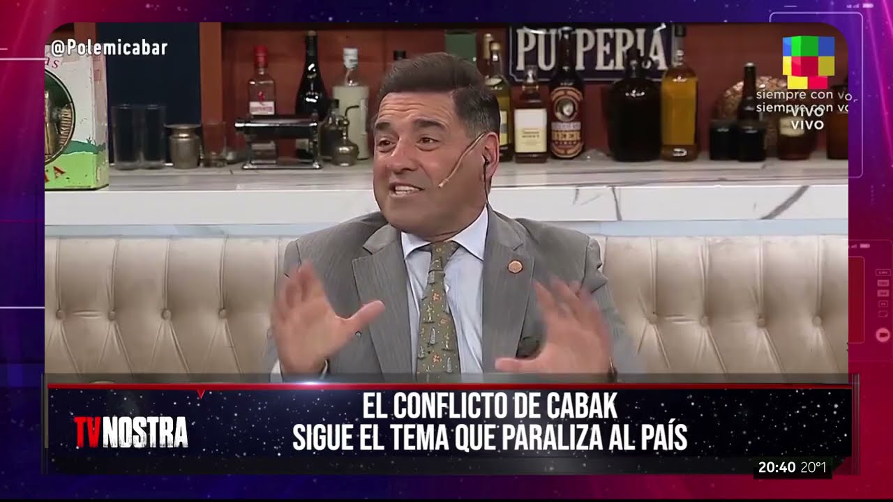 El conflicto de Horacio Cabak: sigue el tema que paraliza al pa&iacute;s