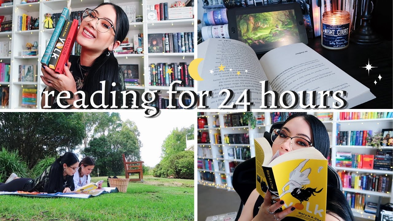 a cosy 24 hour readathon (the BEST day) ✧☾ READING VLOG