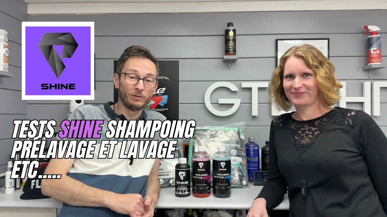 Tests SHINE Shampoing Prélavage et lavage + Gants lavage et Serviette de séchage !!!