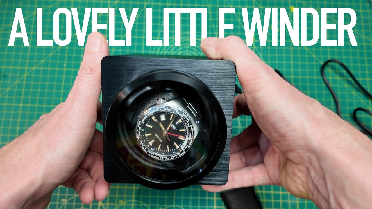 Распаковка и обзор устройства для автоматического подзавода часов Dukwin Travel Watch Winder &mdash; мо...