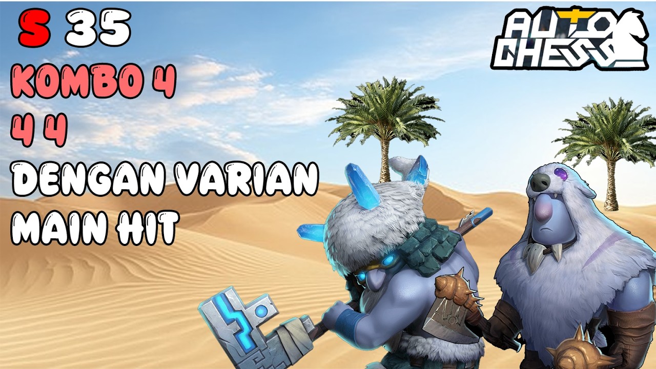 4 GLACIER 4 WARLOCK 4 MARINE  ! AUTO CHESS INDONESIA