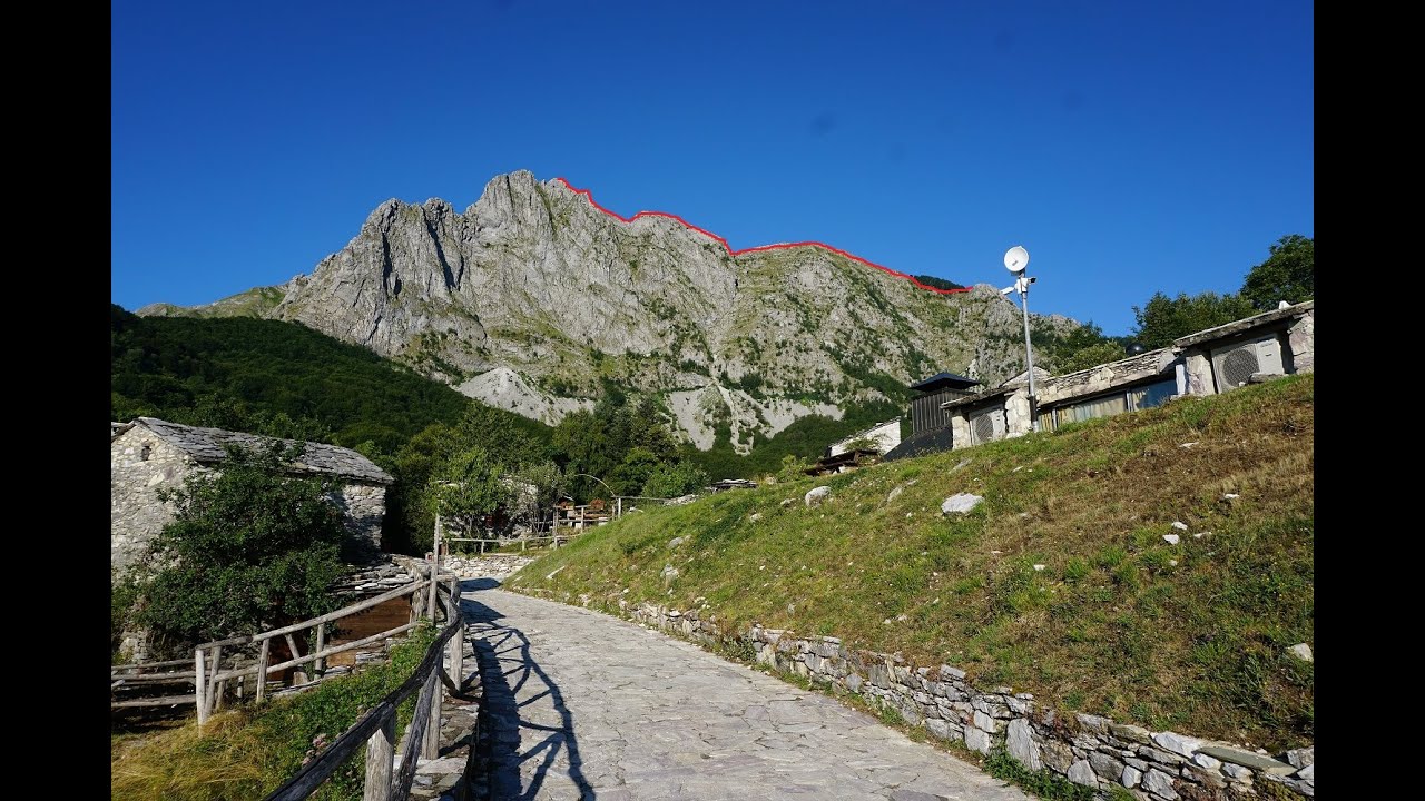 Alpi Apuane: Roccandagia dalla cresta nord ovest (o del Grondalpo)