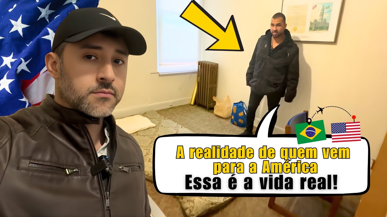 Dormindo no chão há 4 meses, bebendo água da Torneira… e ainda sonhando em ficar rico nos EUA