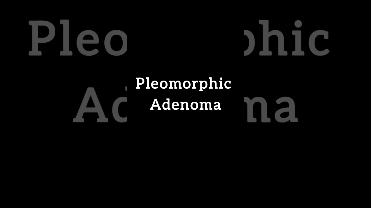 Dental eazy notes- pleomorphic adenoma #dentaleducation #dentalstudent #dentist #dentalnotes