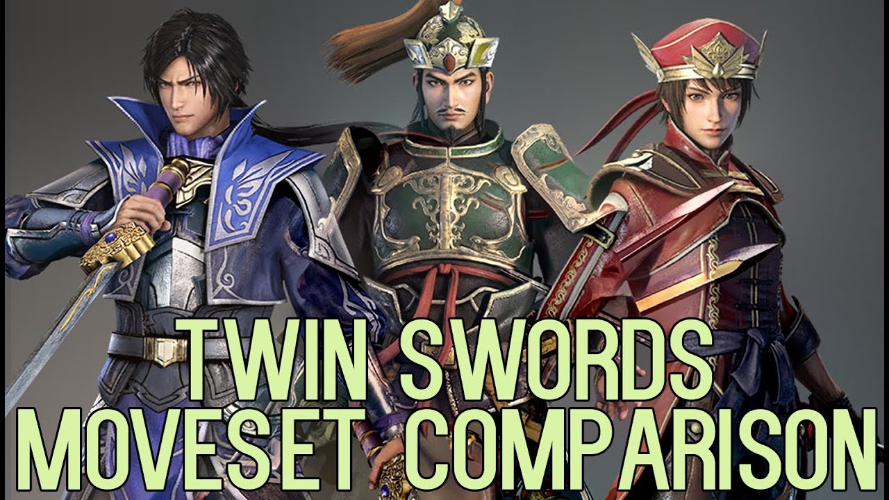 DYNASTY WARRIORS 9 Twin Swords Moveset Comparison