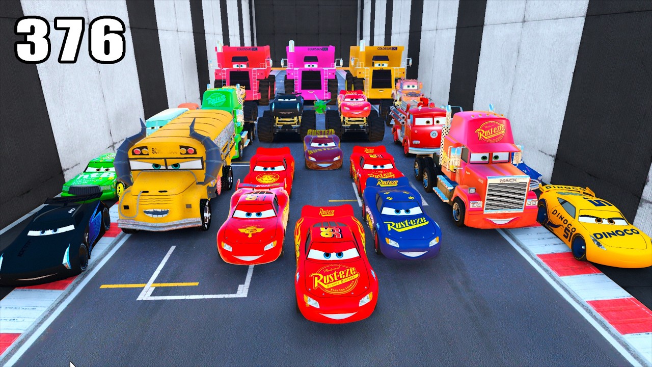 GTA V Mods Stunt Car Racing Challenge 🚙 By SPIDER-MAN With Amazing Super Cars monster trucks ep 376