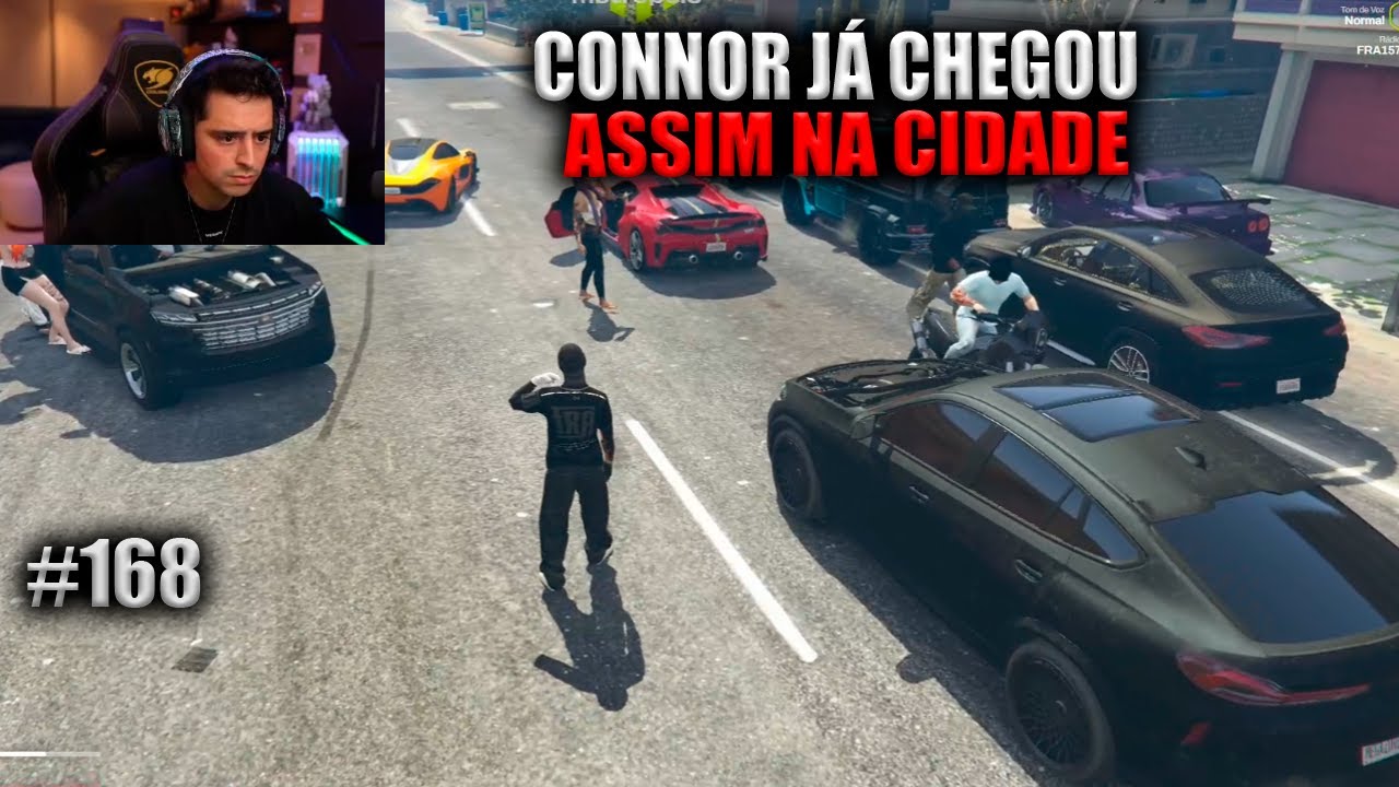CONNOR JÁ CHEGOU ASSIM NA CIDADE! EP 168