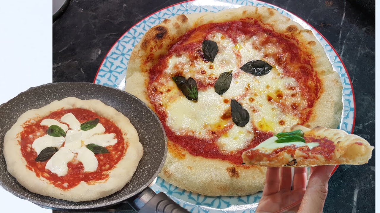 حضري في بيتك بيتزا napoletana في المقلاة بدون عجن و بدون دلك، على الطريقة chef الإيطاليين الاصلية.