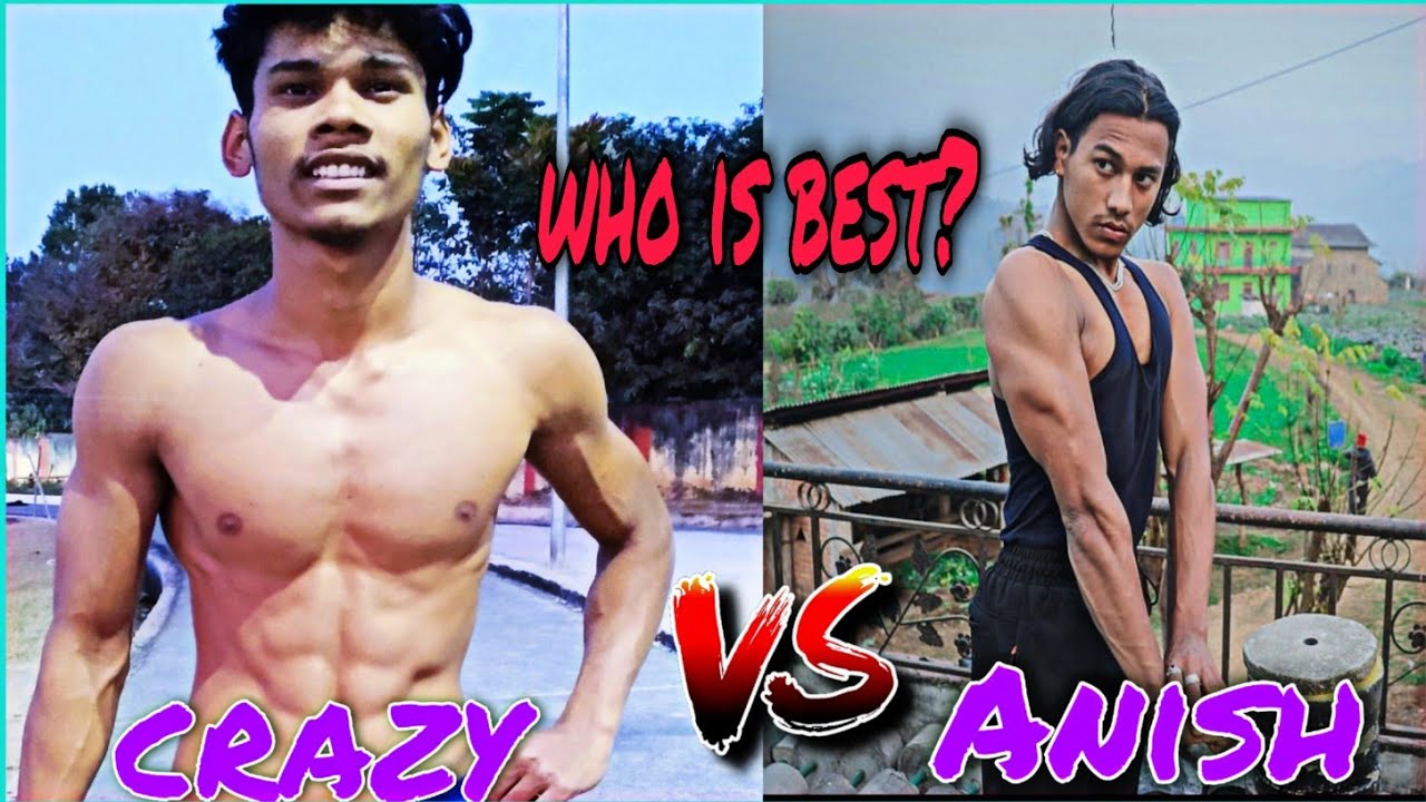 Crazy Hit VS Anish fitness /who is the best💪/ @anishfitness @crazyhit