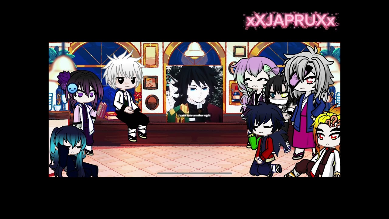Hashira react to GIYU!!! PT 1 #gacha #demonslayer #giyuutomioka #giyu 