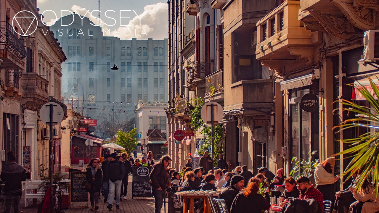 Streets of Montevideo, Uruguay | Stunning Travel Adventure South America Aerial Drone Adventure