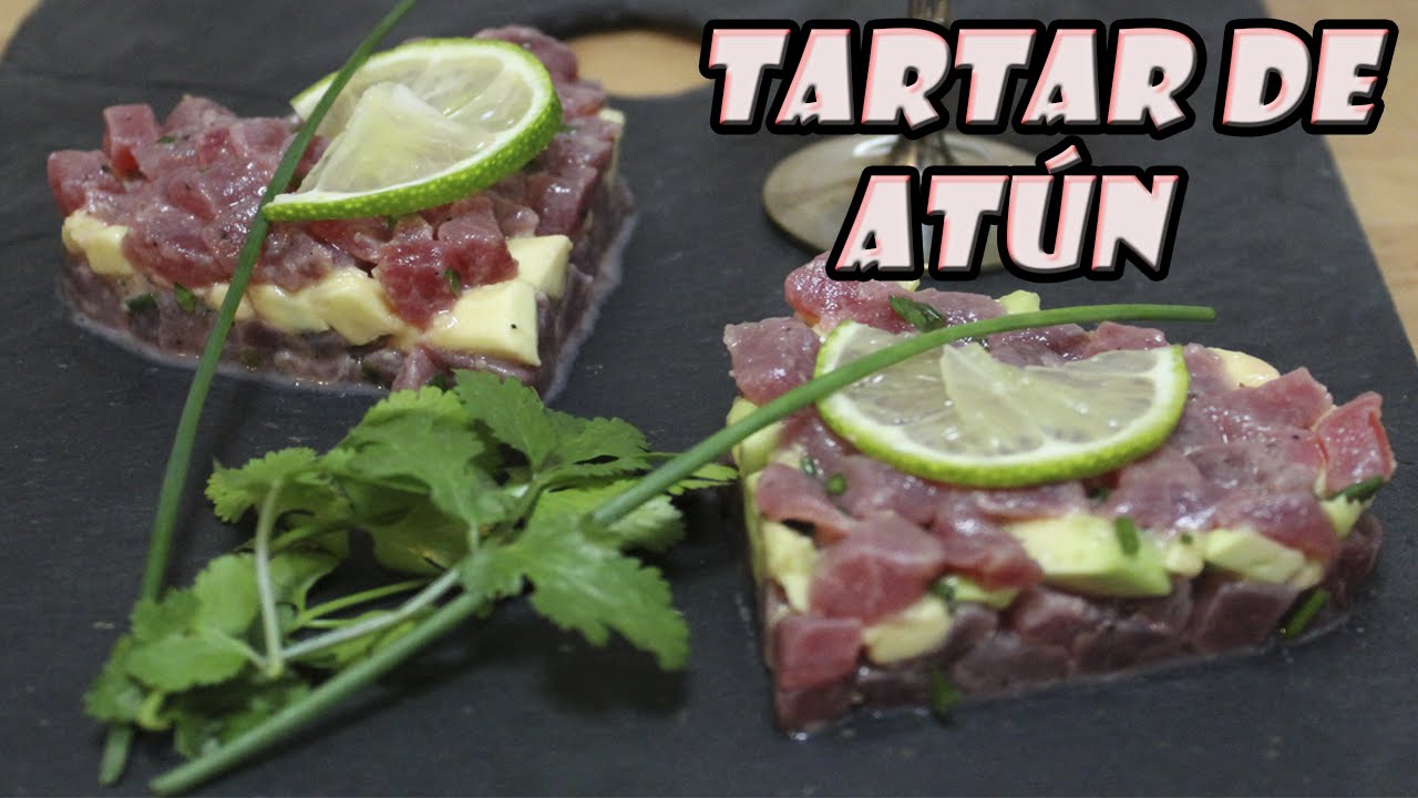 COMO HACER TARTAR DE AT&Uacute;N ROJO MUY FACIL