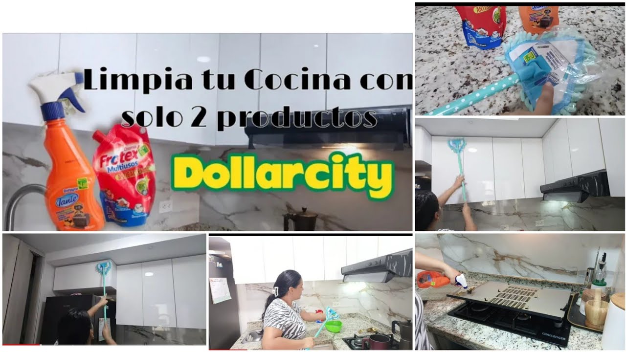 LIMPIA TU COCINA CON SOLO 2 PRODUCTOS DE DOLLARCITY #dollarcity #limpiaconmigo #motivación