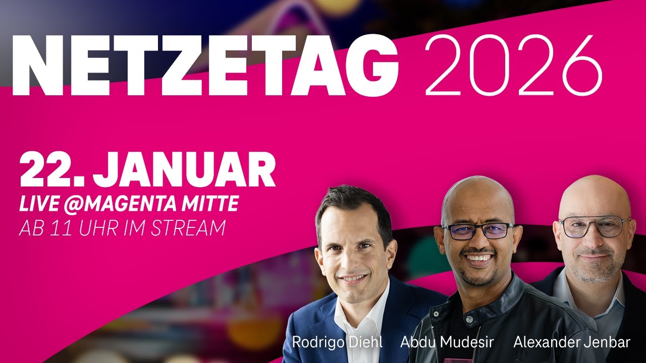 Livestream: Netzetag der Deutschen Telekom aus Berlin
