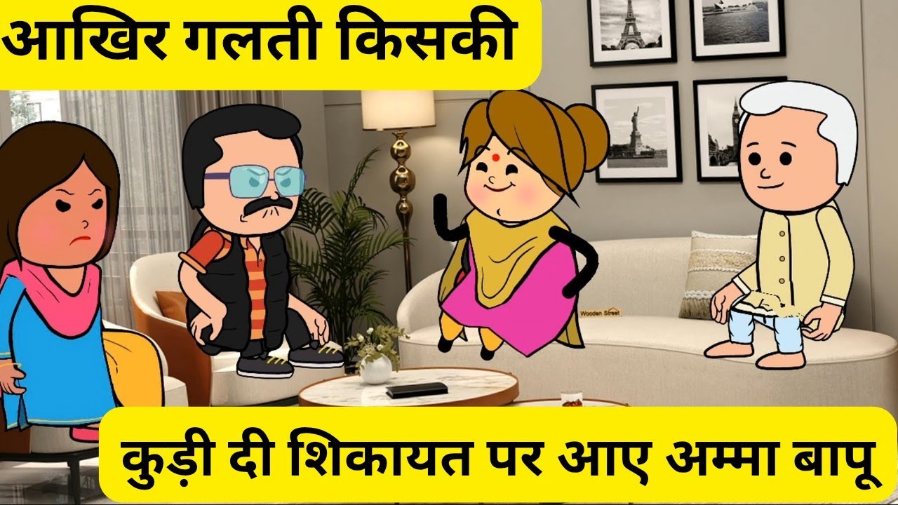 कुड़ीया दी गलती । मां बाप बोलादे सासू दी गलती l Himachali real story 