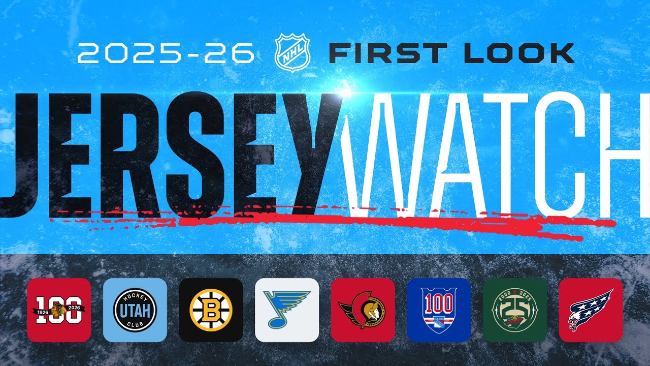 👀 JERSEYWATCH: 2025-26 NHL First Look!