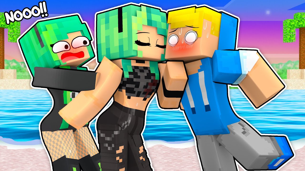 LA SORELLA di IVIE prova a BACIARE SBRISER Su Minecraft!