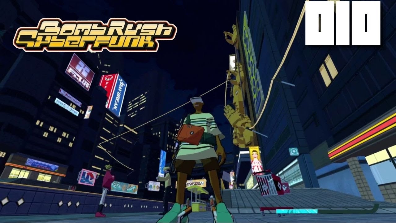 BOMB RUSH CYBERFUNK Gameplay Walkthrough - Episode 010 - No Commentary