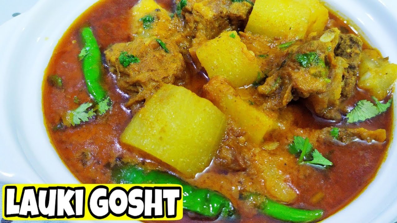Lauki gosht traditional style/Very easy delicious healthy and quick recipe*With ENGLISH SUBTITLES *