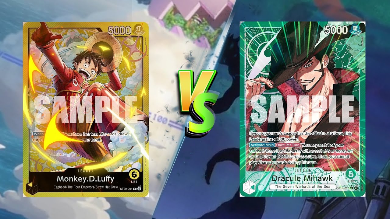 OP14/EB4 OCC Jan 31 FR: Y Luffy vs G Mihawk. Commentated by the 360TCG Crew