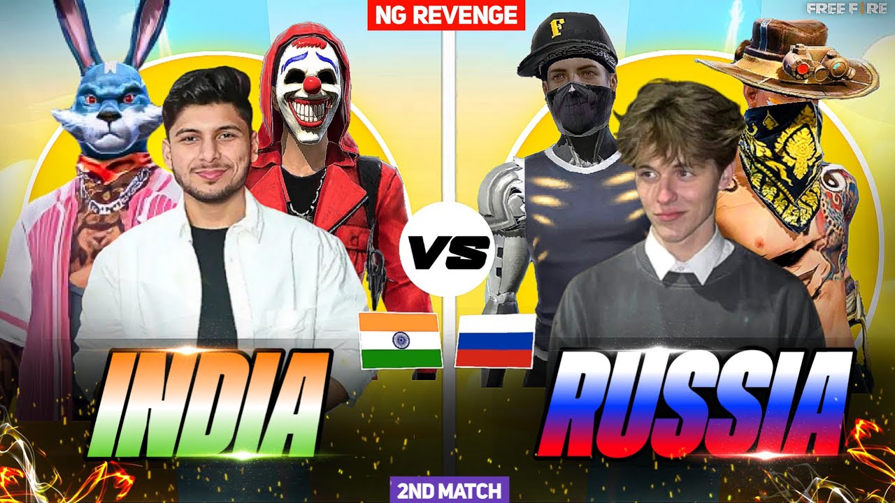 INDIA🇮🇳 VS RUSSIA🇷🇺 | NG REVENGE💀| 2ND MATCH