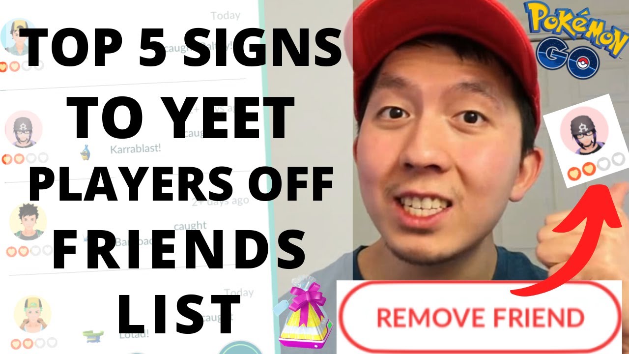 TOP 5 SIGNS TO YEET TRAINER OFF FRIENDS LIST BEFORE FRIENDSHIP EVENT 2020 POKEMON GO |WHEN TO REMOVE