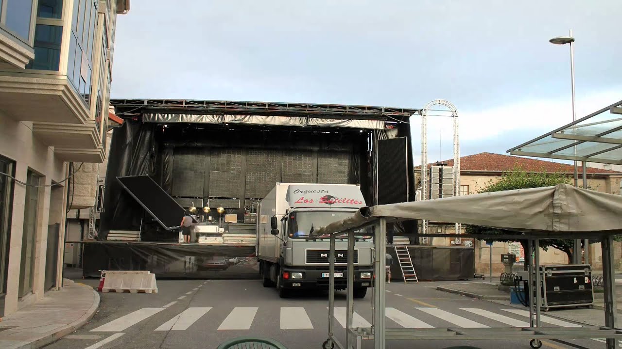 Orquesta Los Satélites Montaje en Maside (Ourense) 2014