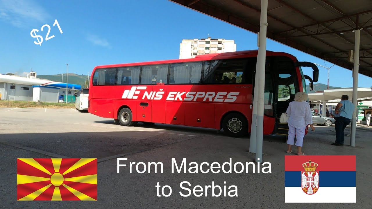 From SKOPJE MACEDONIA🇲🇰 to NIS SERBIA🇷🇸 by bus. NIS EXPRESS #skopje #Nis #northmacedonia #serbia