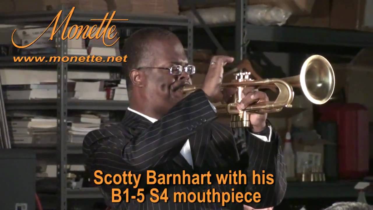 Scotty Barnhart with his Monette B1-5 S4 mouthpiece