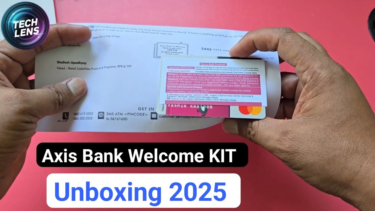 Axis Bank Welcome Kit Unboxing 2025 🔥