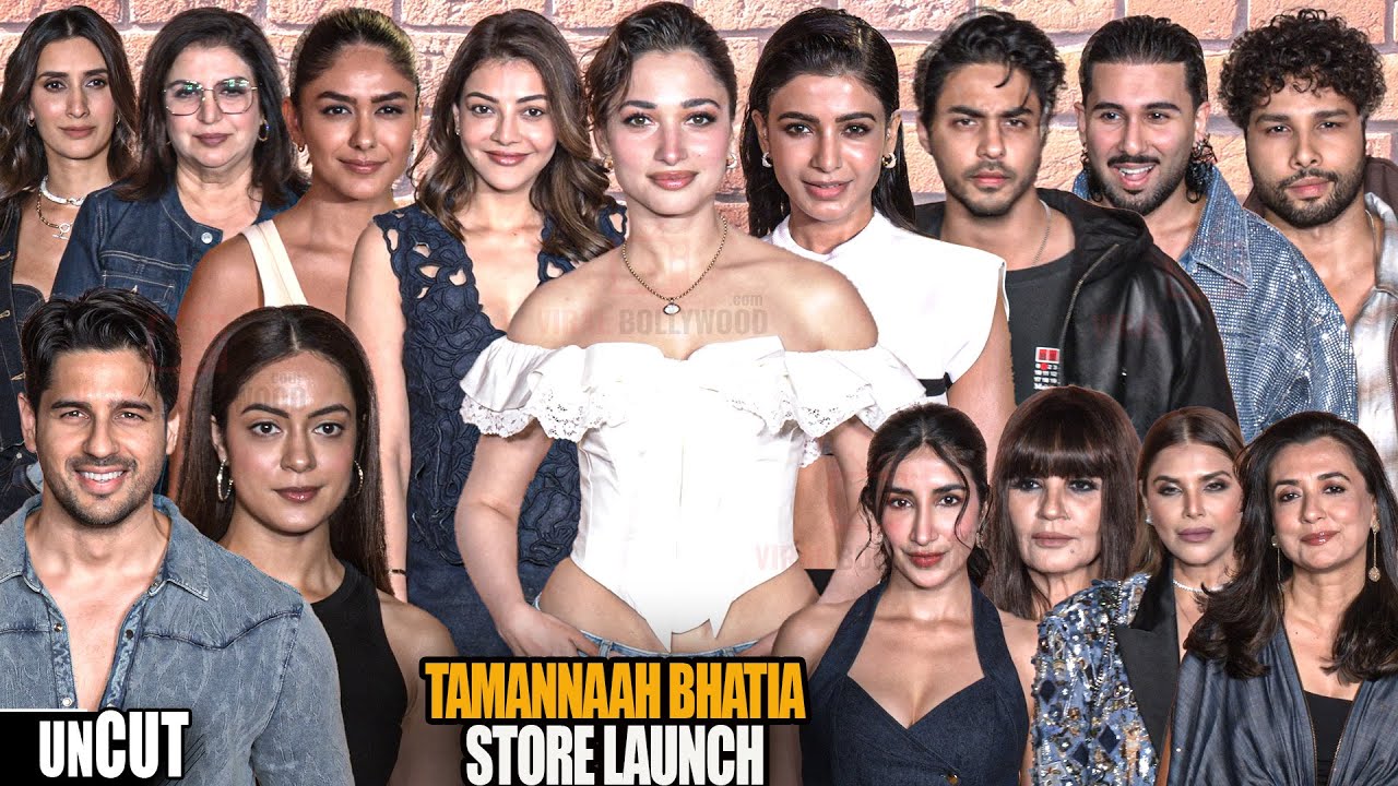 UNCUT | Tamannaah Bhatia Jewellery Store Launch in Mumba | Aryan Khan, Sidharth,Pooja Hegde,Samantha