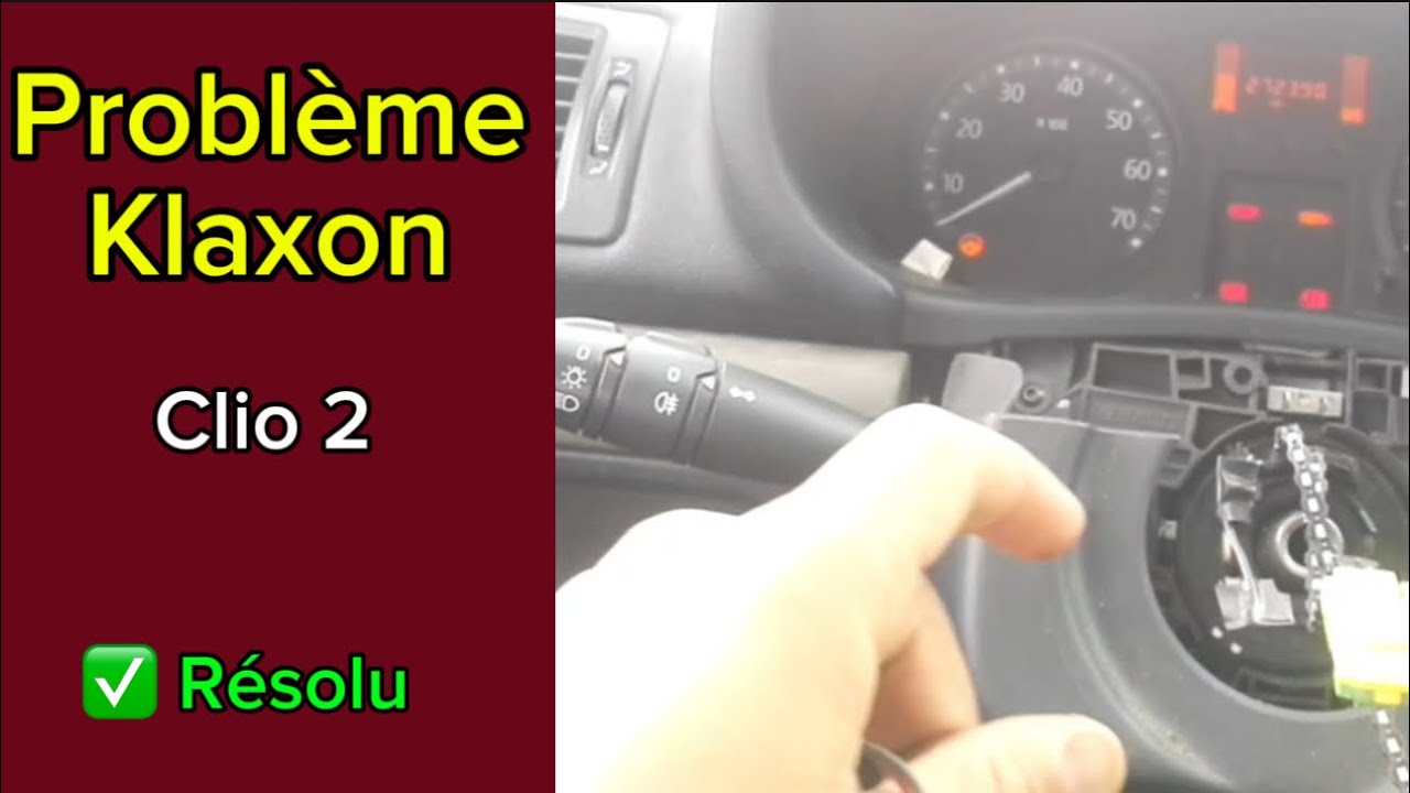 Problème klaxon sur Clio 2 | Diagnostic et réparation ✅