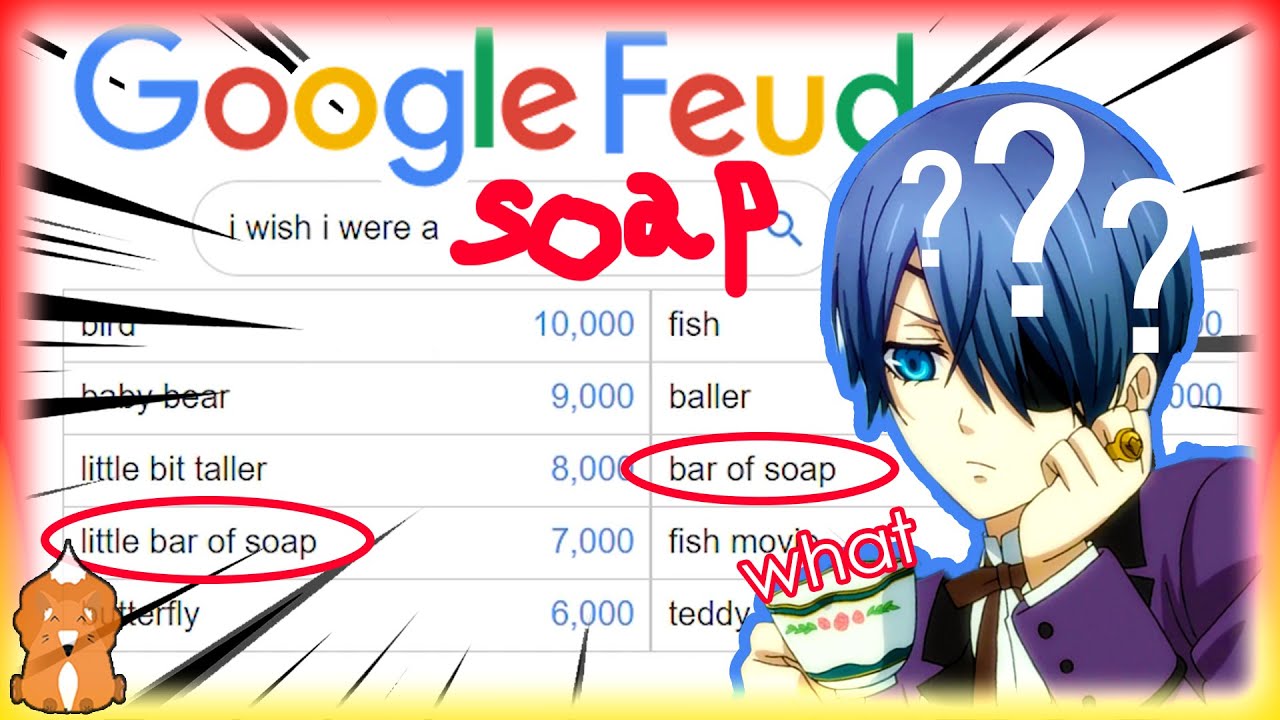 Ciel Phantomhive Plays Google Feud [Black Butler / Kuroshitsuji]