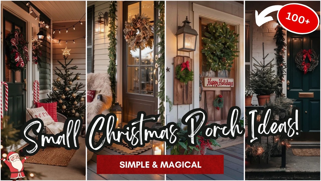 2025 Christmas Porch Decoration Ideas | Cozy, Budget Friendly, and DIY Inspiration