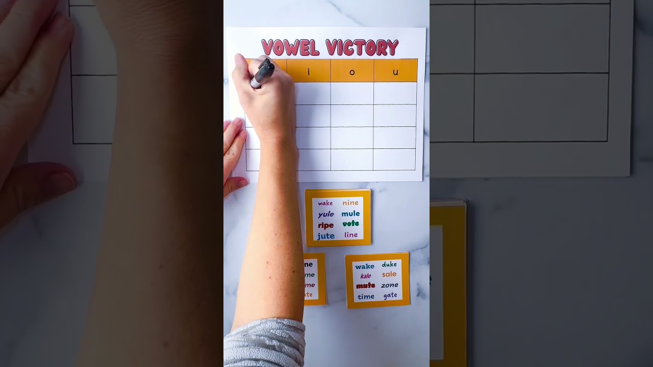 A Student favorite Reading game for decoding fun - Spot and Match!