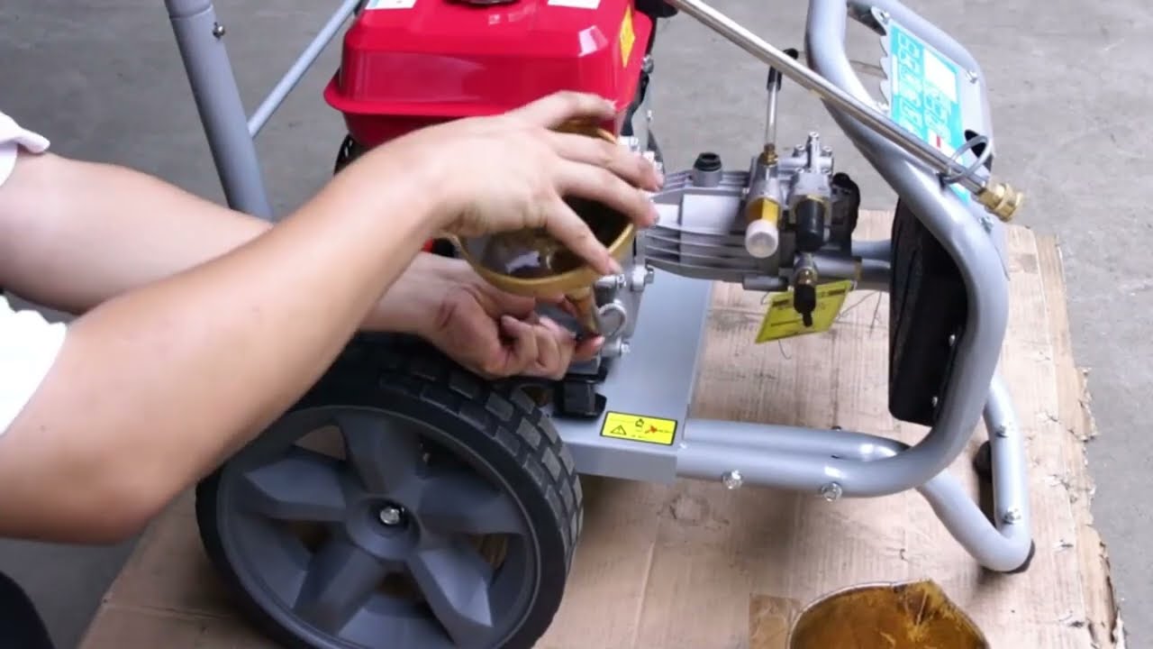 PW3950 Petrol Washer Start-up Guide